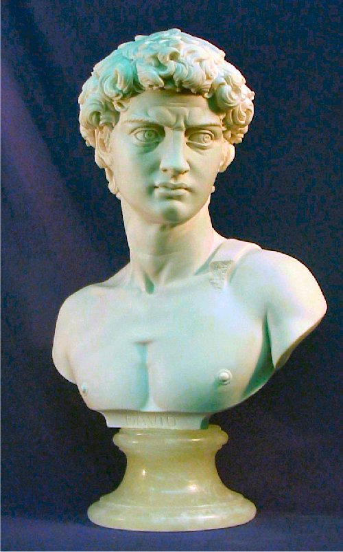 David Bust By Michelangelo 11" High | Eleganza