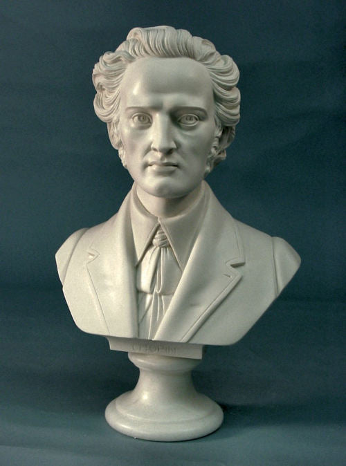 Chopin Frederick Bust 13" High | Eleganza