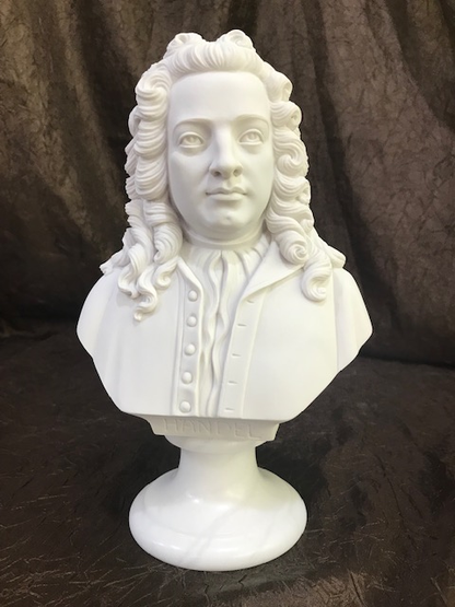 George Frideric Handel Bust 9.5" High | Eleganza