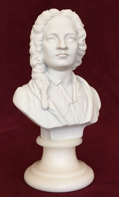 Bust of Composer Vivaldi Marble Sculpture | Eleganza