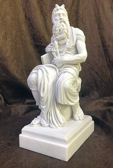 Moses On Alabaster Base 13" High | Eleganza