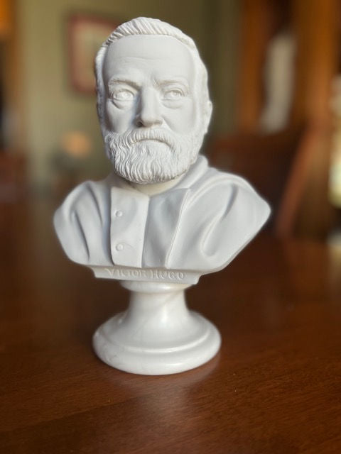 Victor Hugo Bust Marble Sculpture Portrait | Eleganza - Eleganza