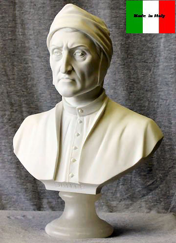 Dante Bust 13" High | Eleganza