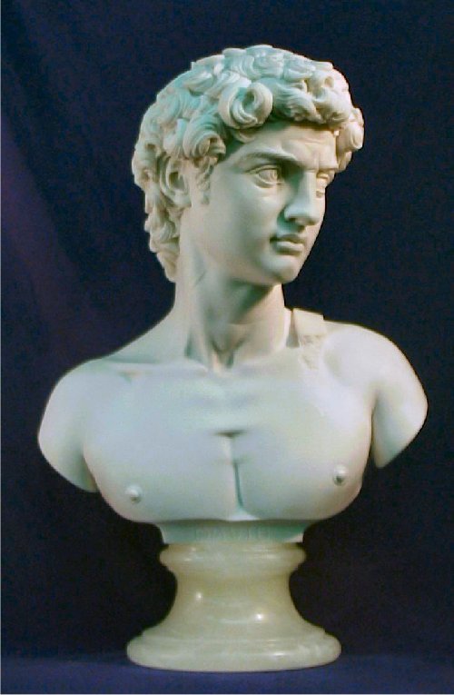 David Bust By Michelangelo 14" High | Eleganza