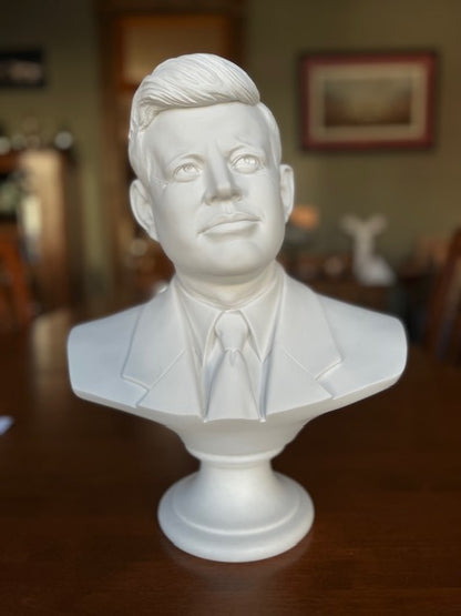 Bust of J.F. Kennedy Marble Sculpture | Eleganza