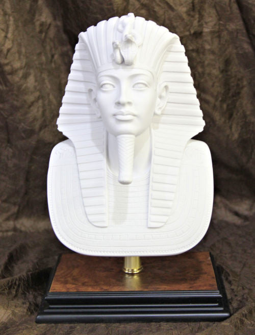 Mask of Tutankhamun Marble Bust Statue | Eleganza