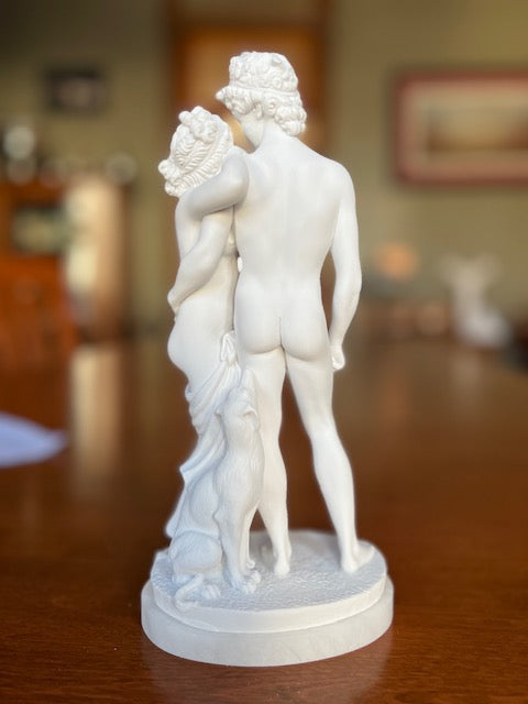 Venus and Adonis Marble Sculpture | Eleganza