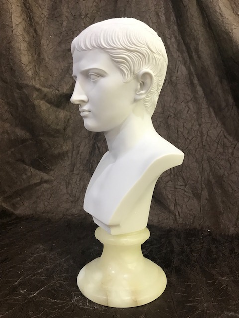 Caesar Augustus Bust 10" High | Eleganza