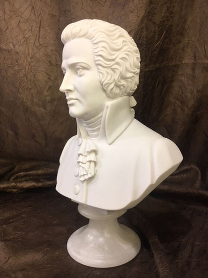 Mozart Wolfgang Amadeus Bust 13" High | Eleganza