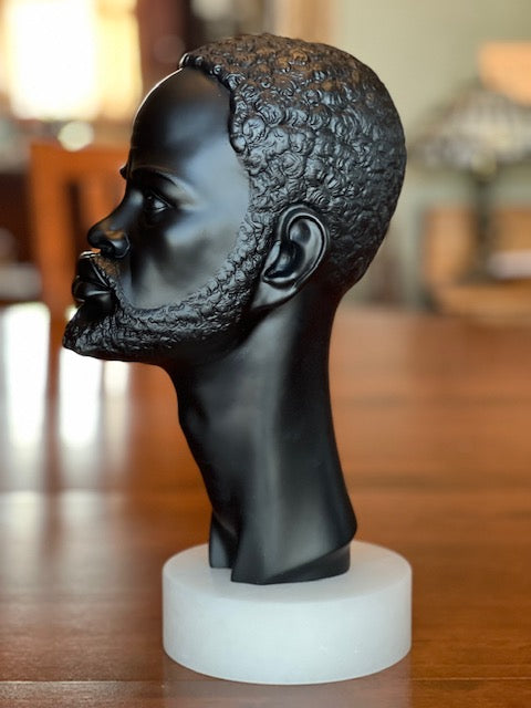 African Male Bust 14.5" High | Eleganza