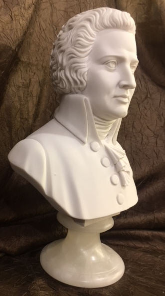 Mozart Wolfgang Amadeus Bust 13" High | Eleganza