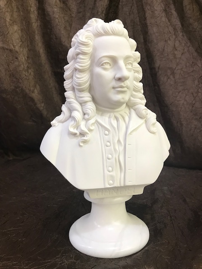 George Frideric Handel Bust 9.5" High | Eleganza