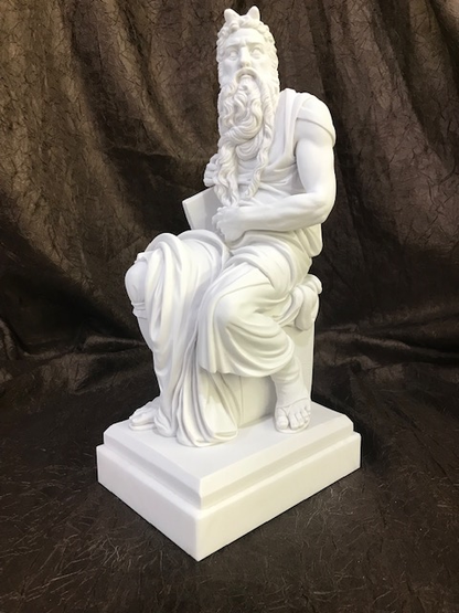 Moses On Alabaster Base 13" High | Eleganza