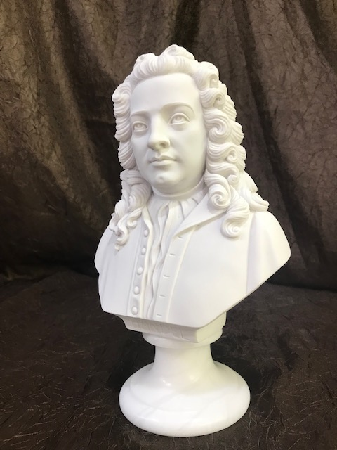 George Frideric Handel Bust 9.5" High | Eleganza