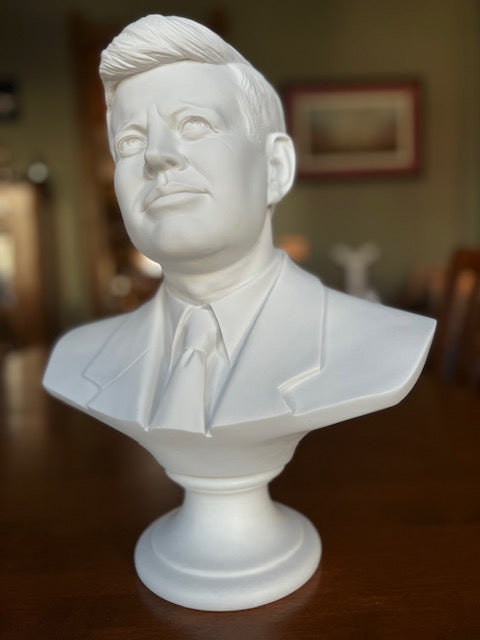 Bust of J.F. Kennedy Marble Sculpture | Eleganza