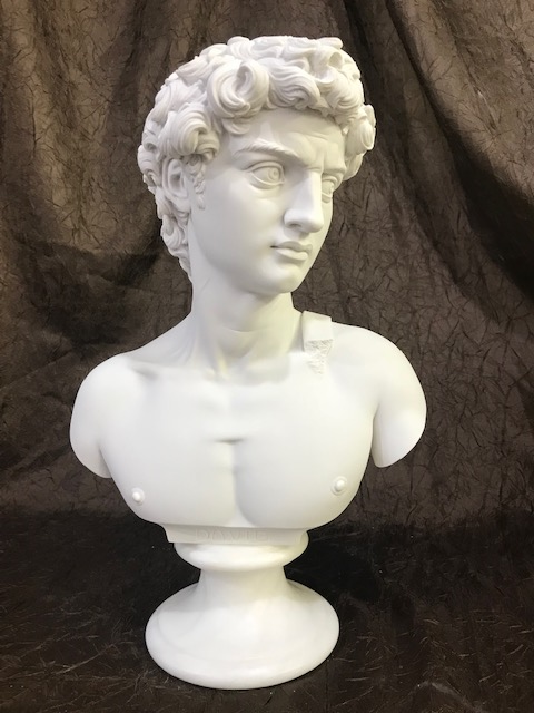 David Bust By Michelangelo 14" High | Eleganza