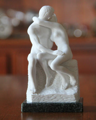 The Kiss Rodin Marble Sculpture | Eleganza