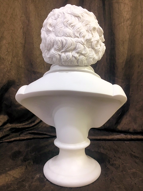 Beethoven Bust Sculpture 16" High Bonded Marble | Eleganza