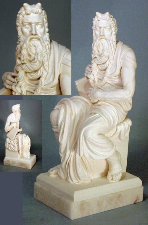 Moses On Alabaster Base 13" High | Eleganza