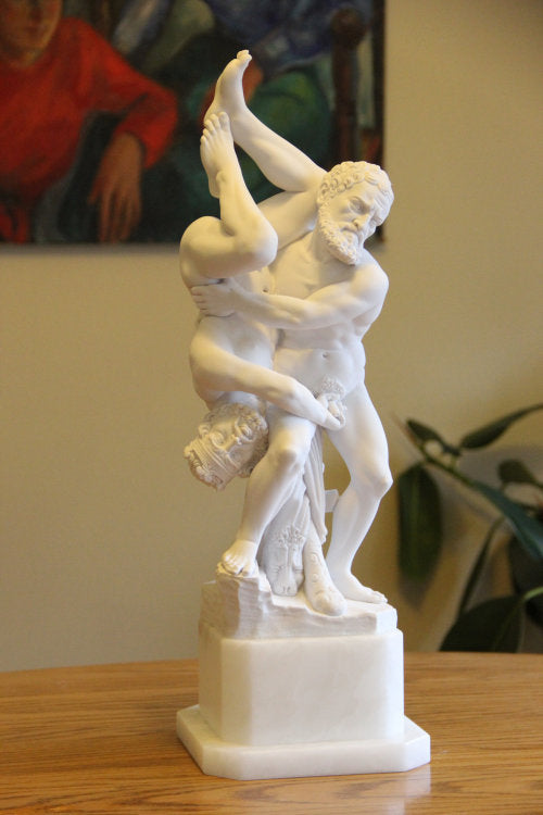 Hercules and Diomedes Marble Statue | Eleganza